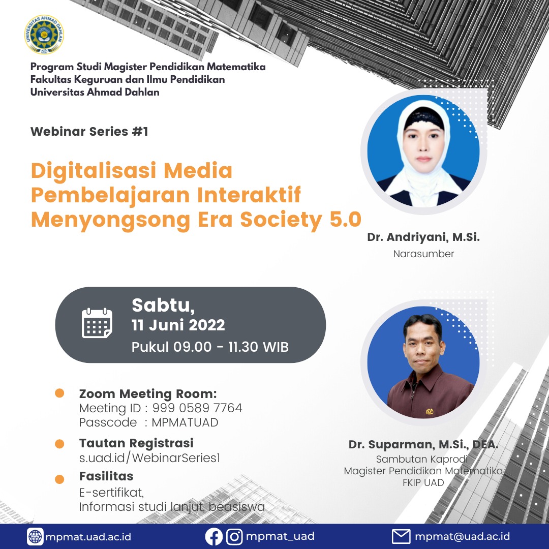 Webinar Series #1 "Digitalisasi Media Pembelajaran Interaktif ...